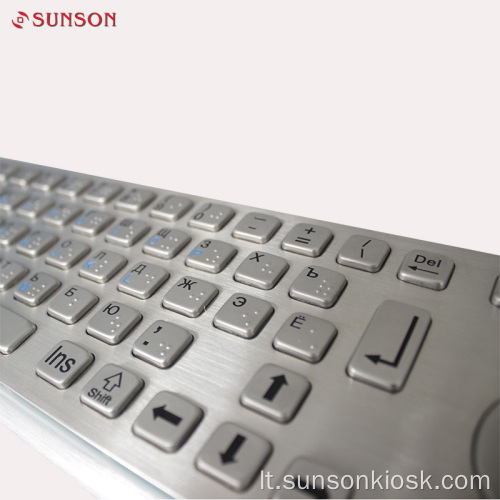 Metalinė „Vandal“ klaviatūra informaciniam kioskui